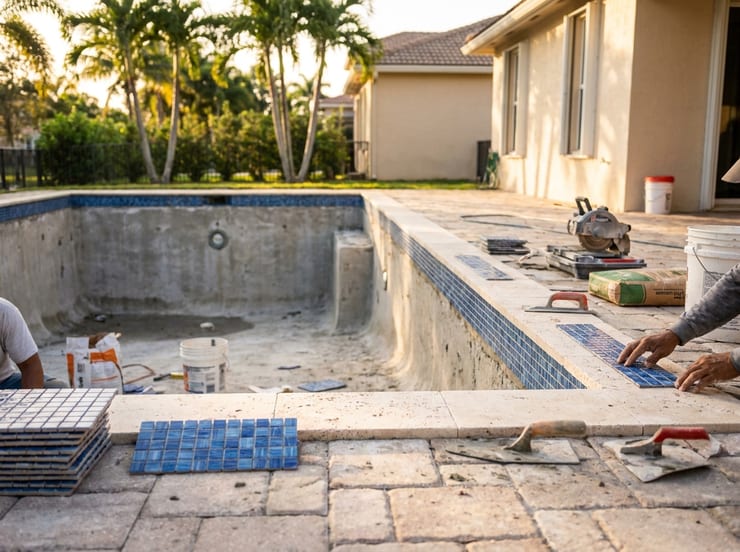 remodelación de piscinas en Miami